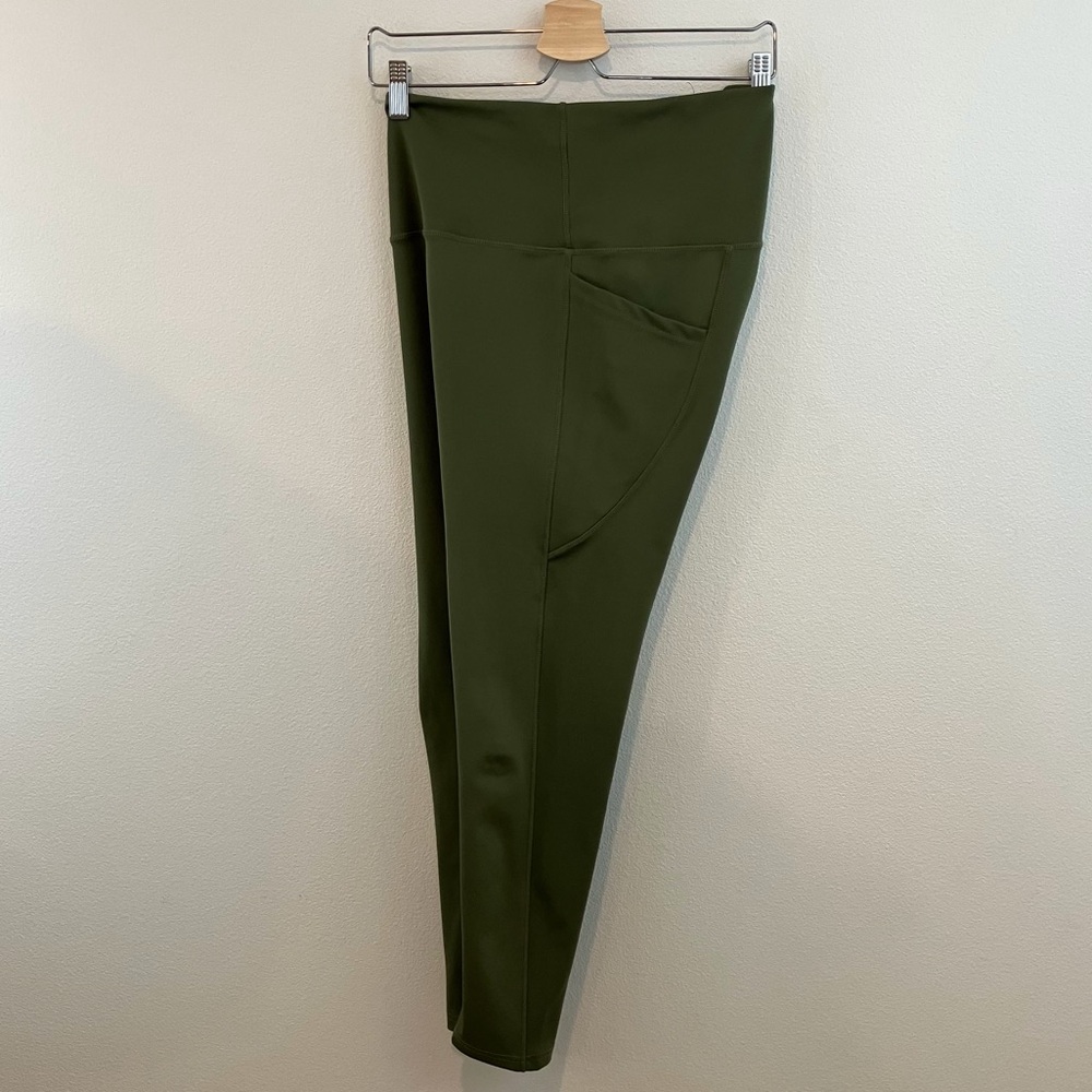 Nicole Miller | Sport Olive Green Leggings - Picture 3 of 7